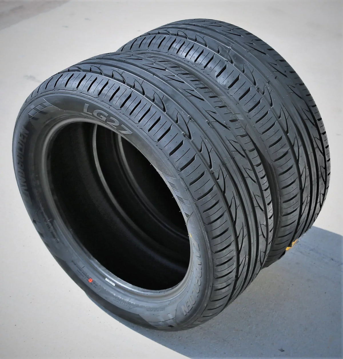 Landgolden LG27 255/40ZR19 255/40R19 100W XL A/S High Performance Tire Fits: 2014  Mustang GT, 2015  Mustang EcoBoost Premium