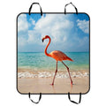 GCKG Flamingo in the Seashore Pet Car Seat protector Dog Car Seat Mat Hammock Cargo Mat Trunk Mat For Cars Trucks and SUV 54x60 inches