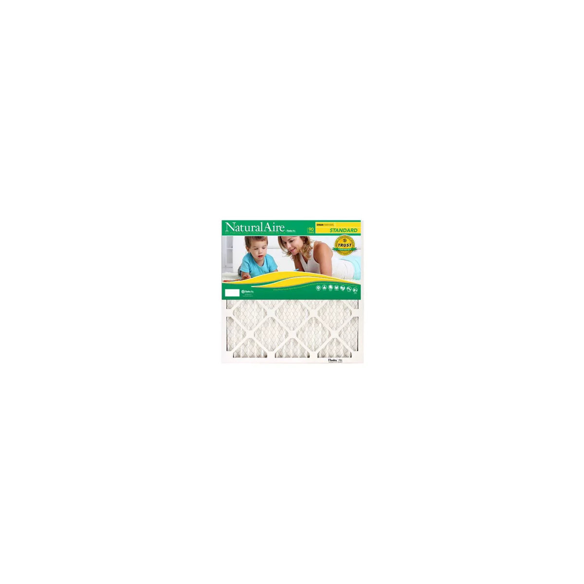 Standard Pleated Air Filter, MERV 8, 90 Days - Quantity 12. BestAir B1-1525-8-12 15 x 15 x 1 In
