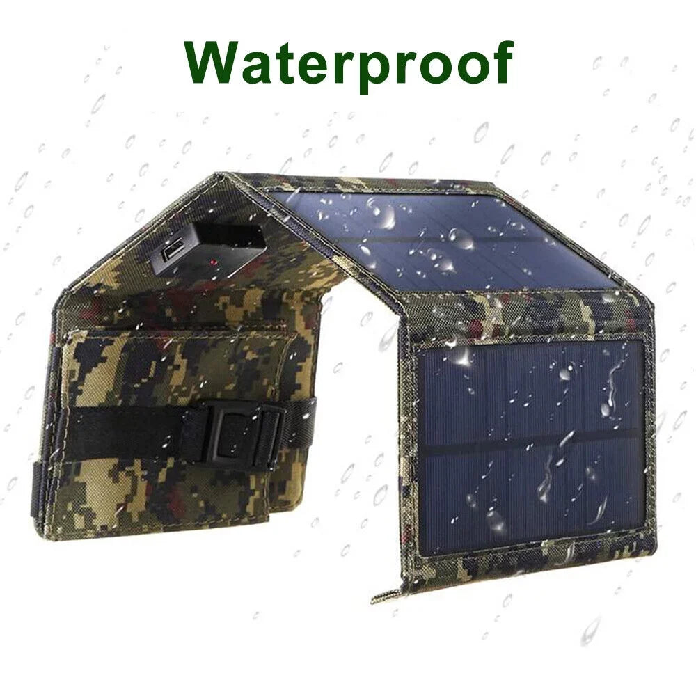 OnemayshipOnemayship Foldable Outdoor 80W USB Solar Panel Portable Phone Charger Camping Hiking Rechargeable Battery High superior