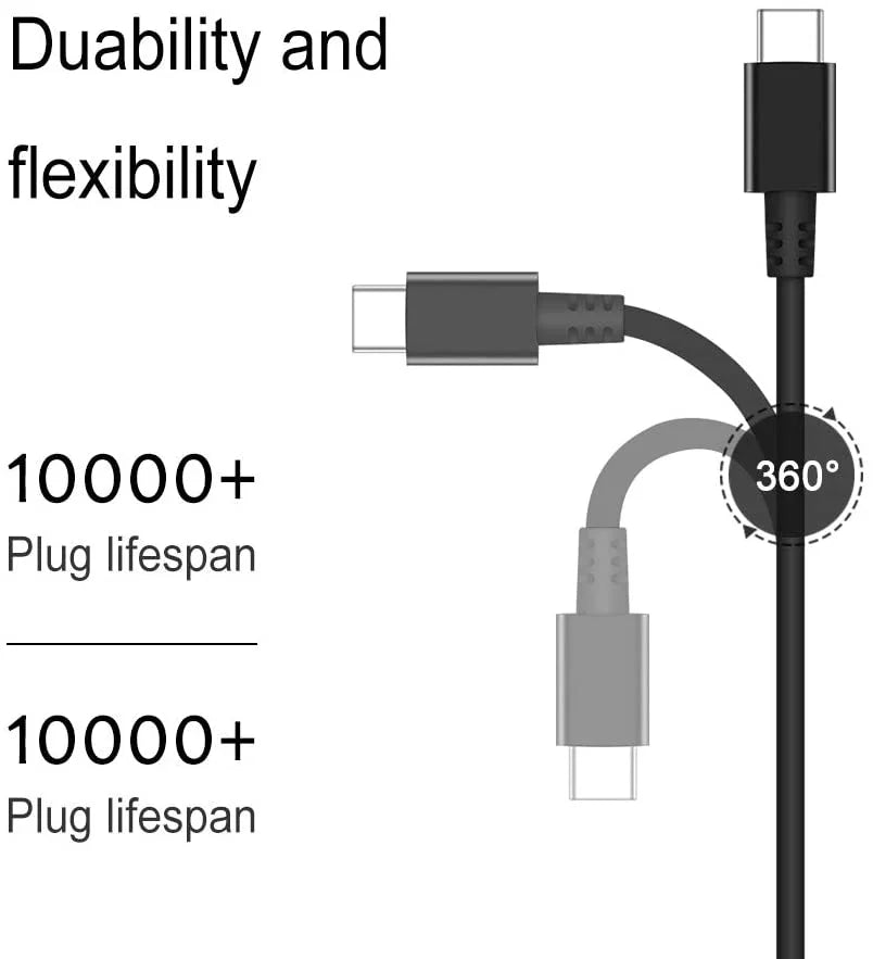 45W USB-C Laptop Charger ADLX45UDCK2A for  Chromebook 100e 2nd Gen - 81MB