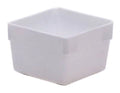 Rubbermaid 2910-RD-WHT 3" x 3" x 2" White Plastic Drawer Organizer Bins - Quantity of 12