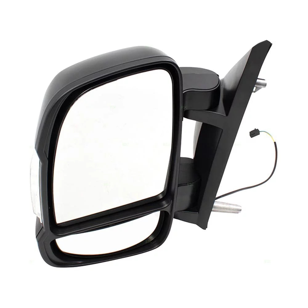 Replacement Driver Manual Side View Mirror w/ Signal Non-Heated Non-Extending suitable with 2014-2019 Promaster Van