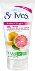 Ives Even & Bright Scrub, Pink Lemon & Mandarin Orange 6 oz (Pack of 6). St