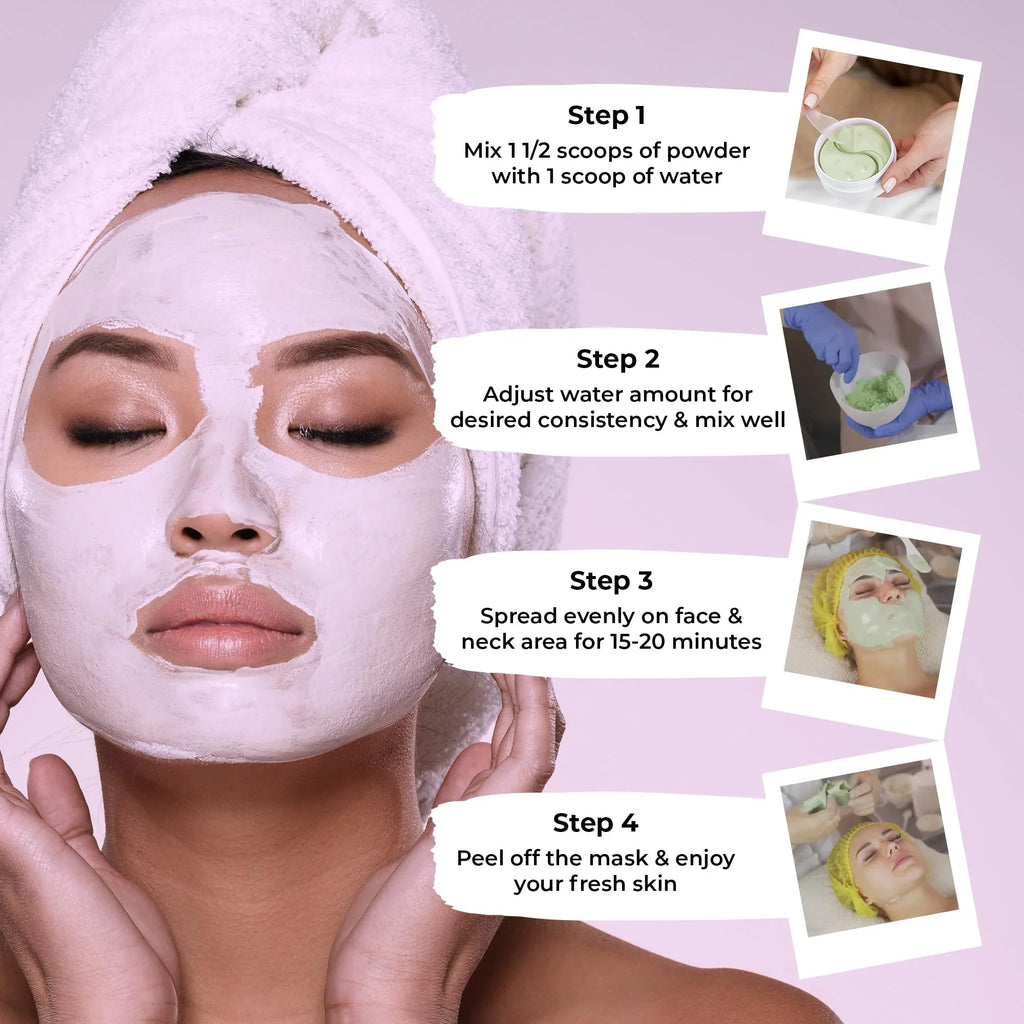 Luminous Skin Lab Australian Sheep Placenta Jelly Mask,  Professional Pack Peel off Facial Mask - Anti-Aging, Reducing Dark Spot & Natural Skin Treatment - Suitable for All Skin Types | 30 fl oz