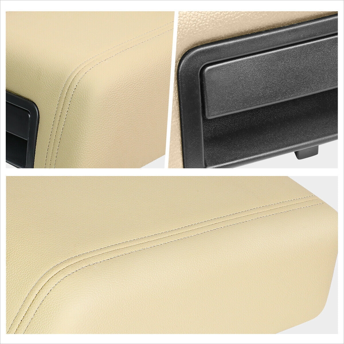 Beige Center Console Top Lid Repair Kit Armrest Latch shield For  Lincoln