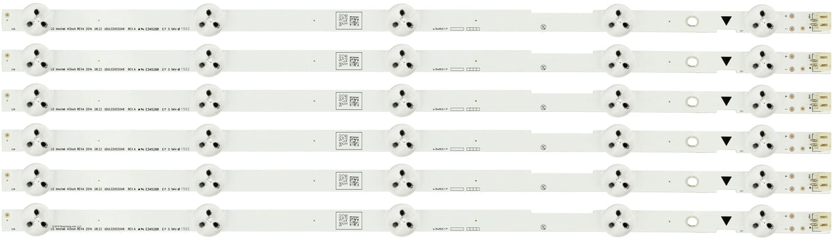 Magnavox UDULED0GS048 LED Strips - 6 Strips