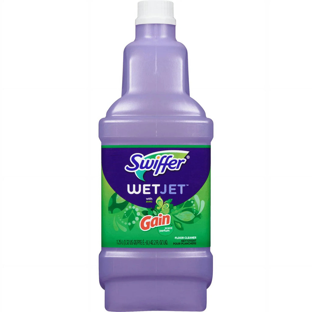 Swiffer WetJet Cleaning - All Purpose Gain System,  1.25L(4/Case)