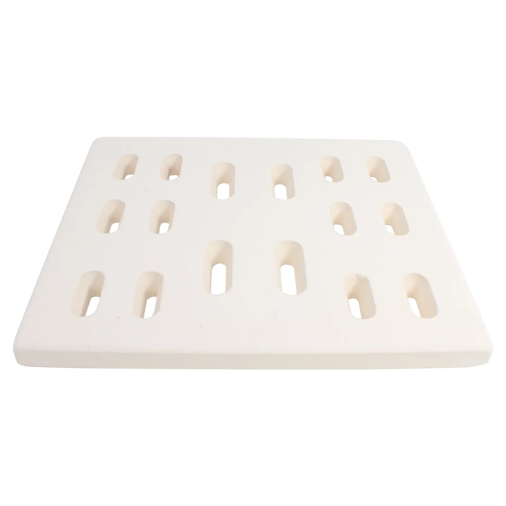 3-Pack BBQ Grill Heat Shield Plate Tent Replacement Parts for Bakers Chefs Regal04CLP - suitable Barbeque Ceramic Flame Tamer, Guard, Deflector, Flavorizer Bar, Vaporizer Bar, Burner protector 8"