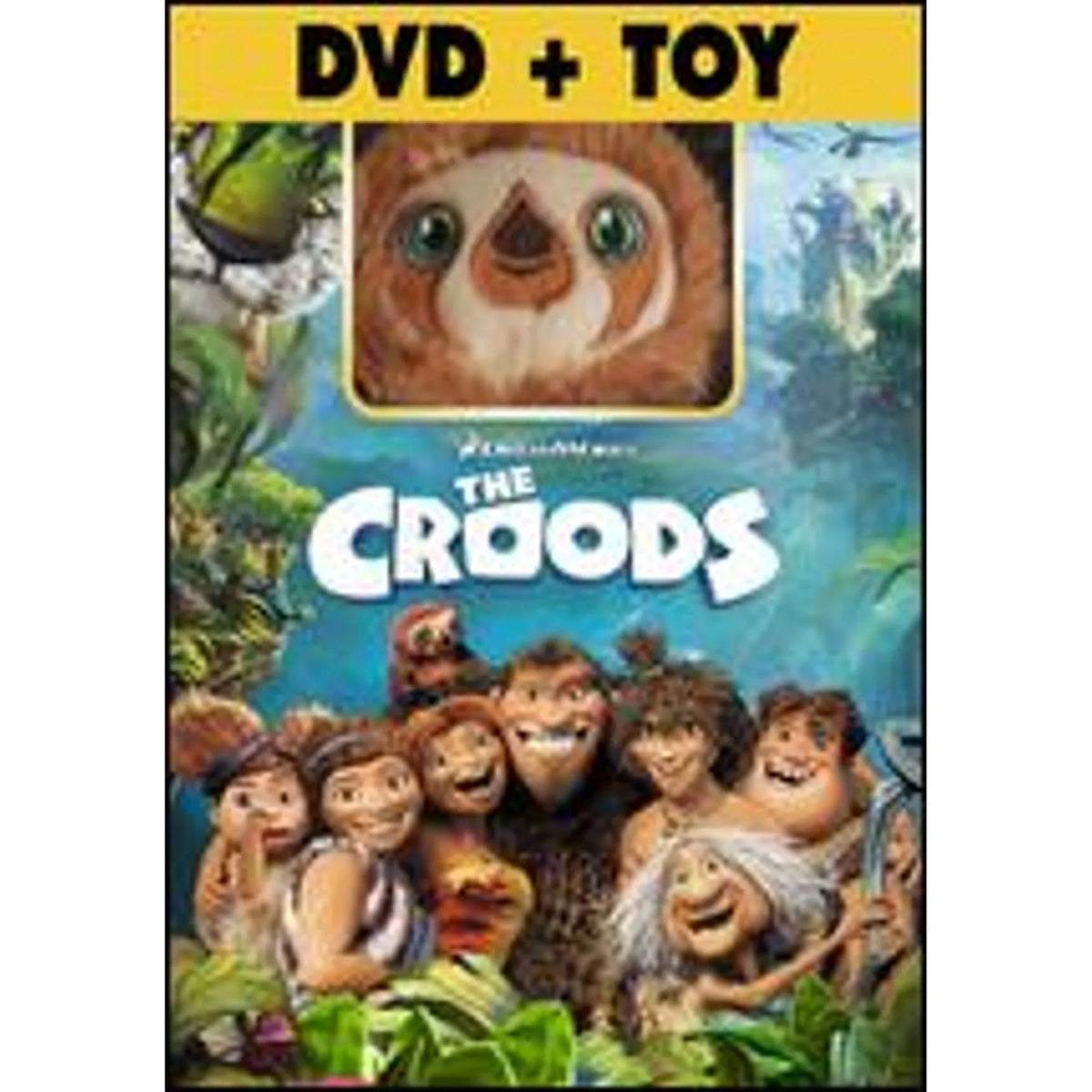 Pre-Owned The Croods [With Plush Toy] (DVD 0024543884293) directed by Chris Sanders, Kirk De Micco