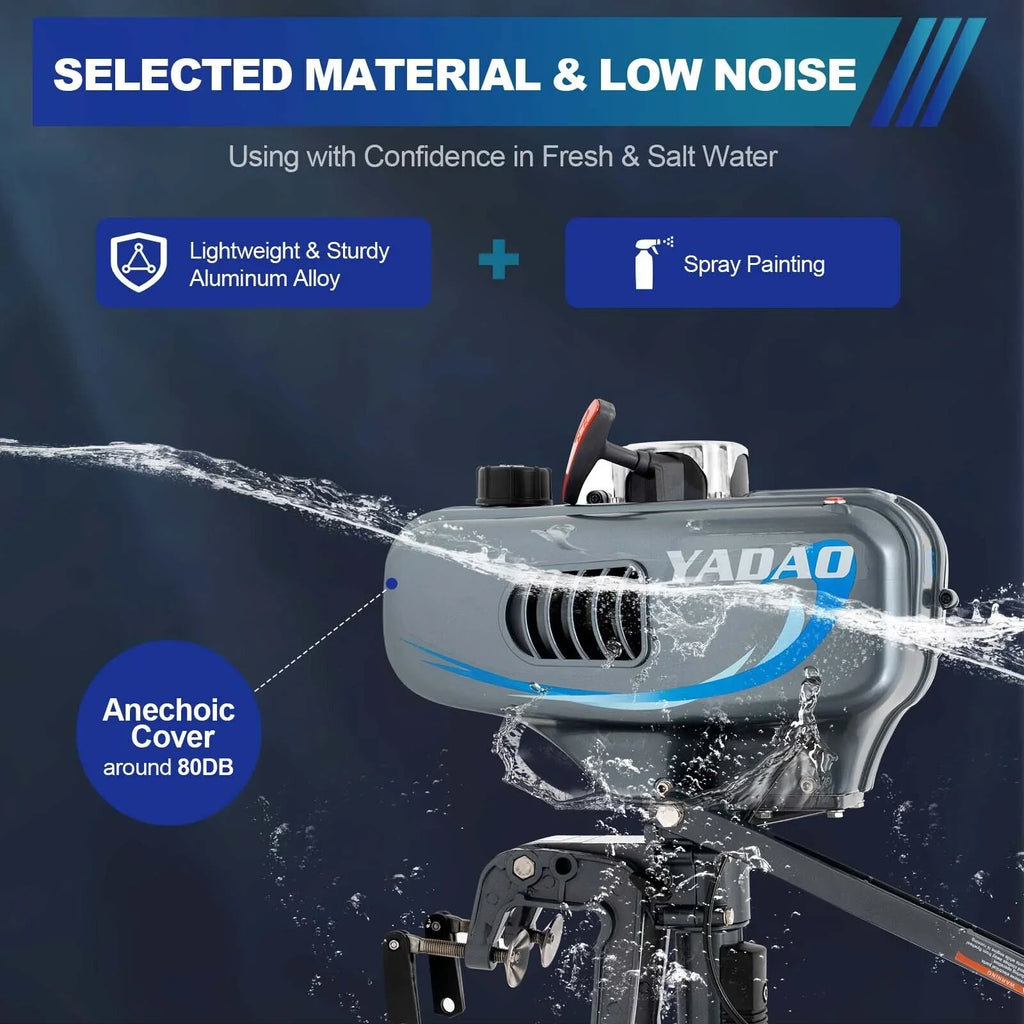 Heavy Duty 3.5HP 2 Stroke Outboard Engine Motor ship Engine moisture Cooling System