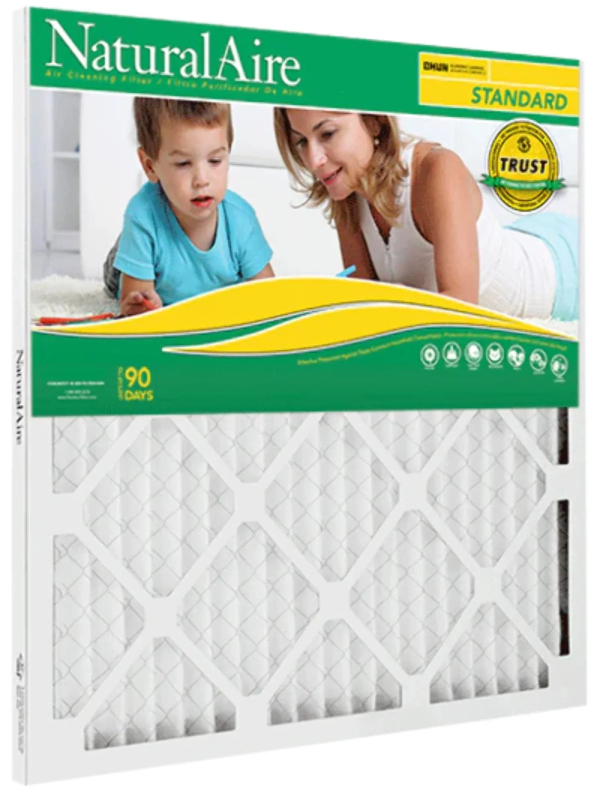 23x23x1, Naturalaire Standard Air Filter Merv 8, 84858.012323, Pack12