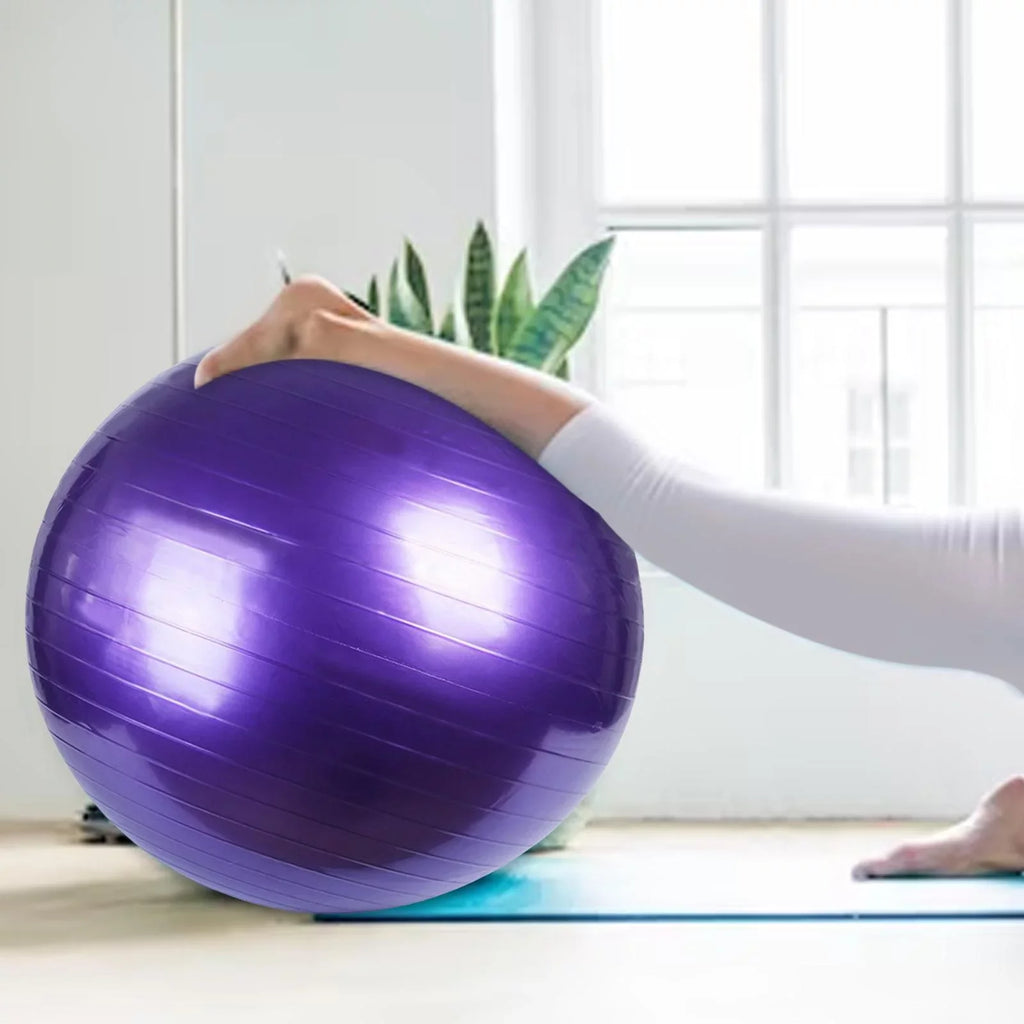Yoga Core Ball, Balance Ball Chair, Slip impervious Exercise Ball Stability Ball Pilates Ball for Woman, Gym, Workout Training Gymnastics 75CM