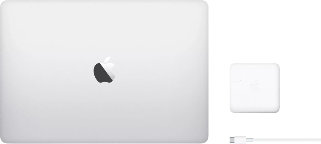 MacBook Pro 13-inch (i5 2.3GHz, 256GB SSD) (Mid 2018, MR9U2LL/A) - Silver Bundle with Black Zipper Sleeve + Laptop Starter Kit + Cleaning Kit (Refurbished)