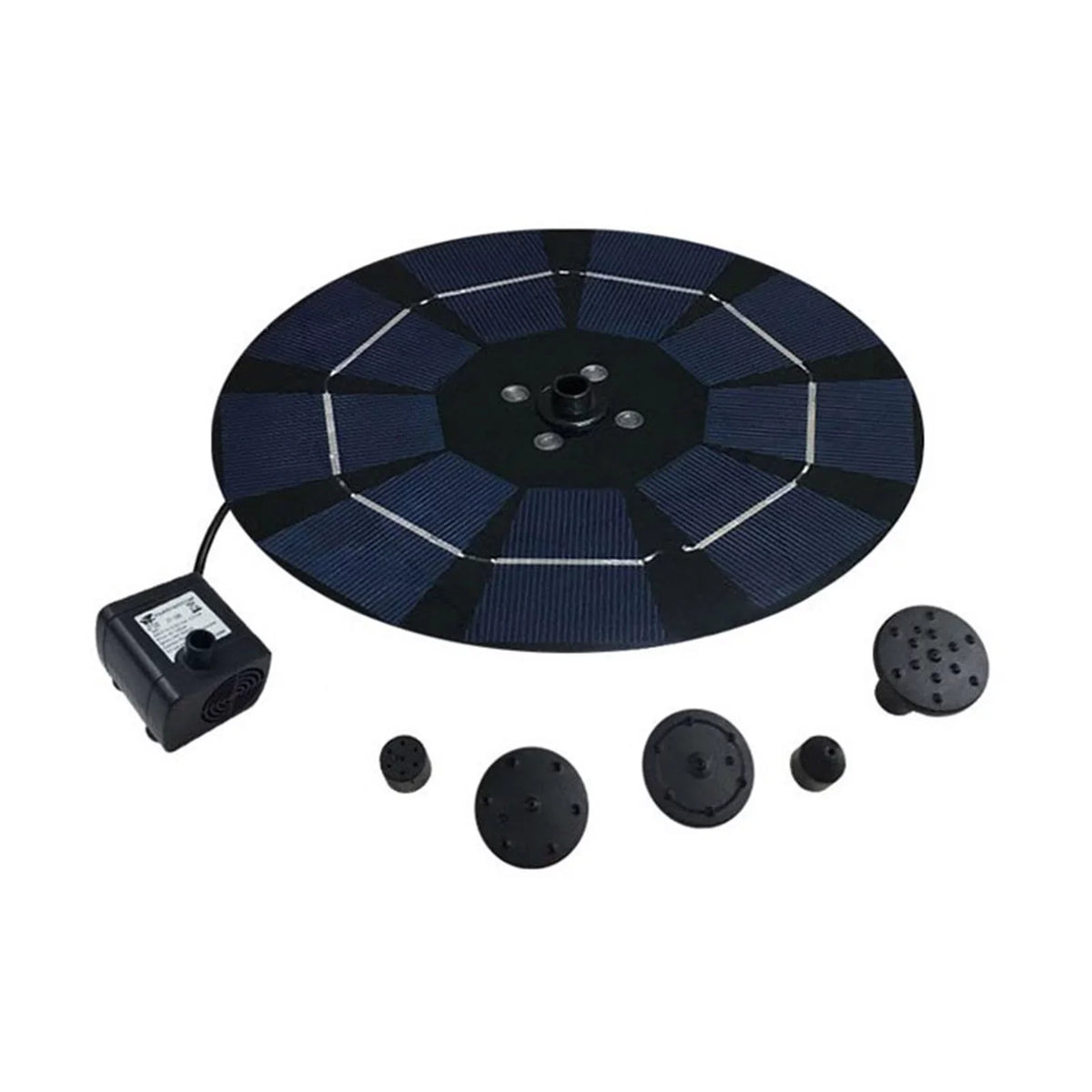 YHAIOGS Solar Pump Freestanding Floating Solar Bird Bath aqua Pump Garden Bird Bath Decor
