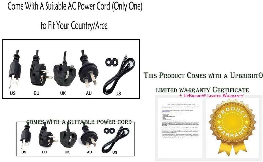 UPBRIGHT Adapter For  Ideapad 100 80MH Series 100-14IBY 100-141BY 80MH0008MJ 80MH0054MJ 80MH0025MT 14" N2840 Laptop PC Power Supply Battery Charger