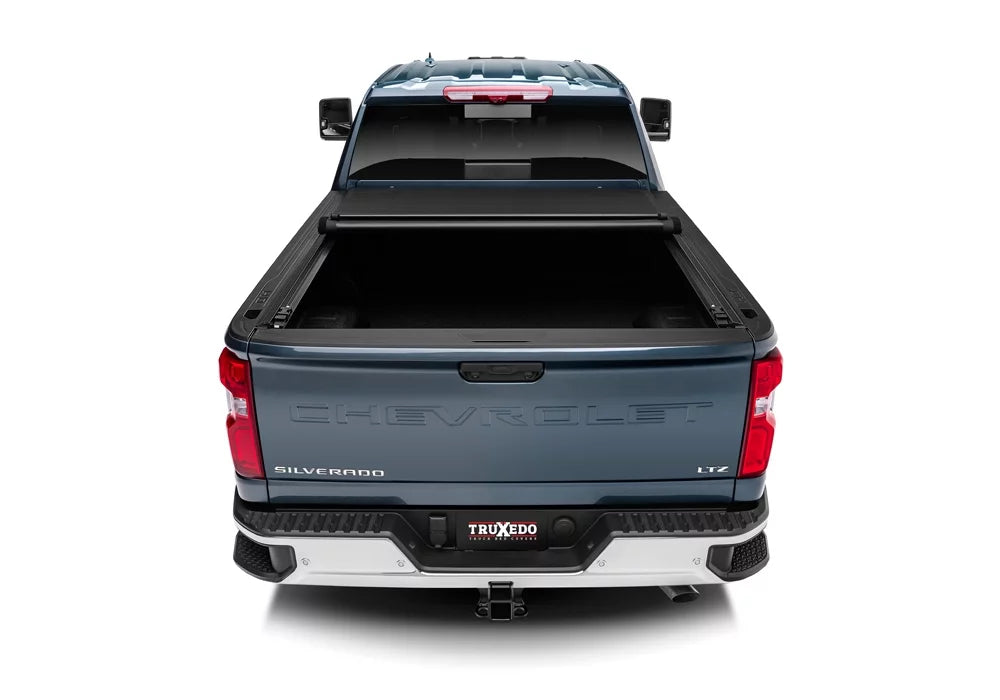 RealTruck TruXedo Pro X15 Soft Roll Up Truck Bed Tonneau shield | 1473301 | suitable with 2020-2021 Chevy/GMC Silverado/Sierra 2500/3500HD 6' 10" Bed (82.2")