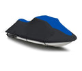 BLACK / BLUE HEAVY-DUTY wrap matching for YAMAHA PWC Jet ski protector suitable for WaveBlaster II 750 1996 1997 TOP OF THE LINE 1-2 Seater