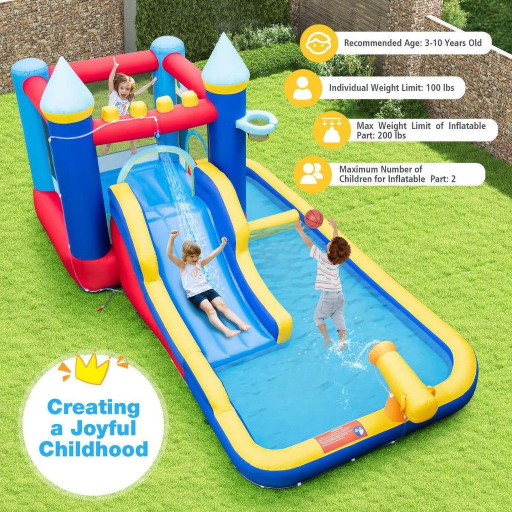 Ocean Adventure moisture Slide Bounce House - 124.57 - Dive into endless fun under the sun!