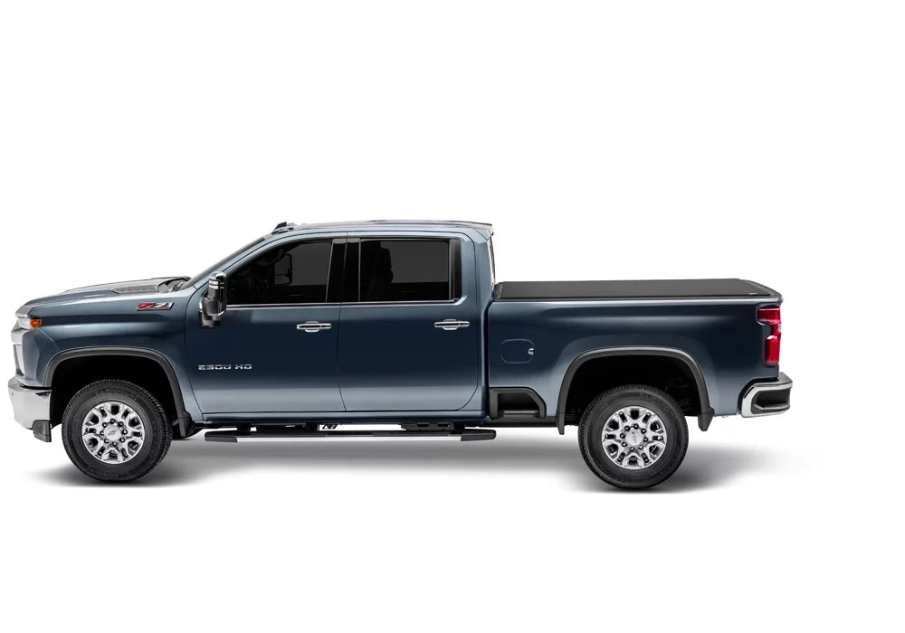 RealTruck TruXedo Pro X15 Soft Roll Up Truck Bed Tonneau shield | 1473301 | suitable with 2020-2021 Chevy/GMC Silverado/Sierra 2500/3500HD 6' 10" Bed (82.2")