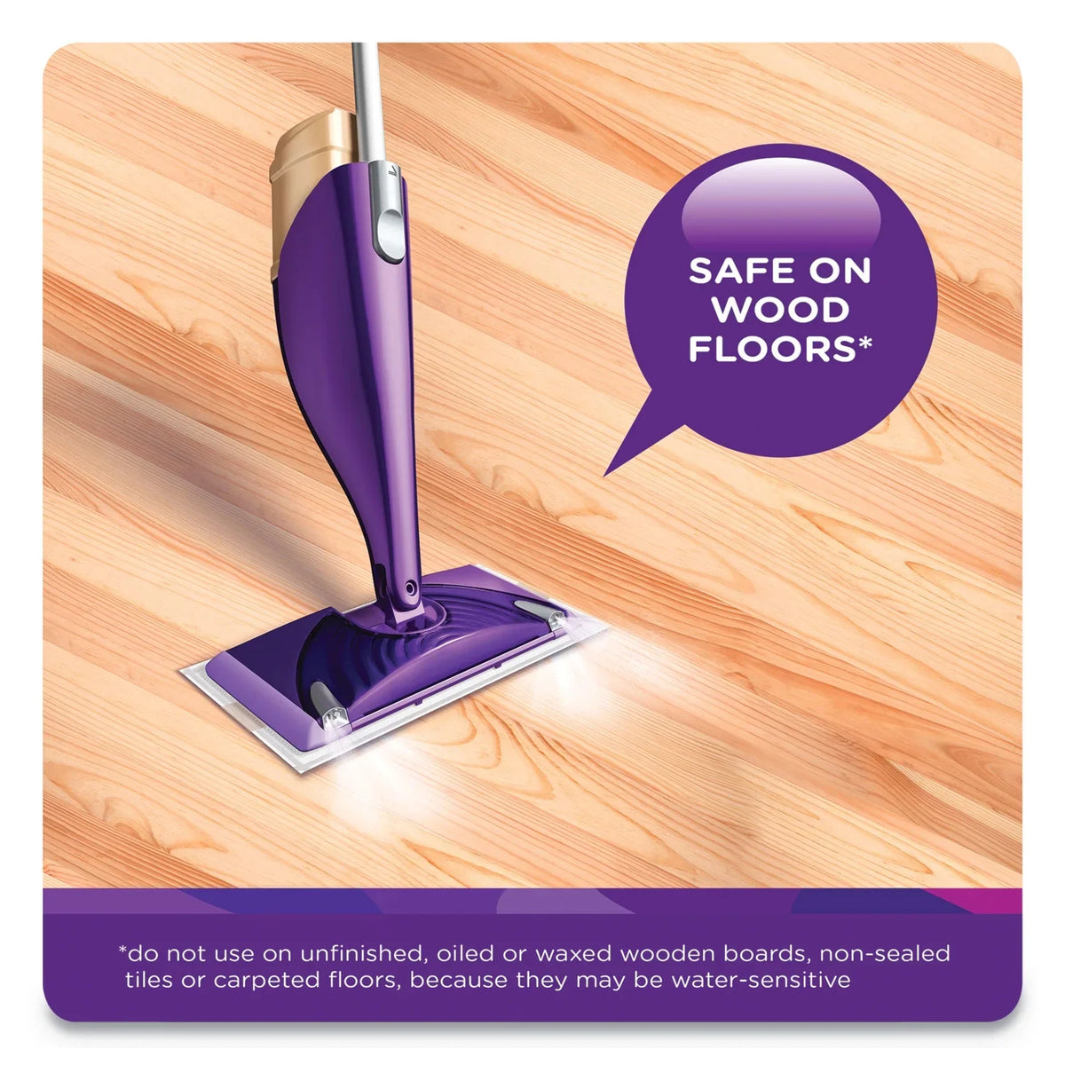 Multi-Purpose Floor Cleaner Refill with Open Window Fresh Scent, 4 Pack. Swiffer WetJet 42 oz