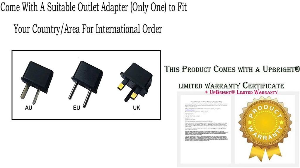 UPBRIGHT Adapter For  Ideapad 100 80MH Series 100-14IBY 100-141BY 80MH0008MJ 80MH0054MJ 80MH0025MT 14" N2840 Laptop PC Power Supply Battery Charger