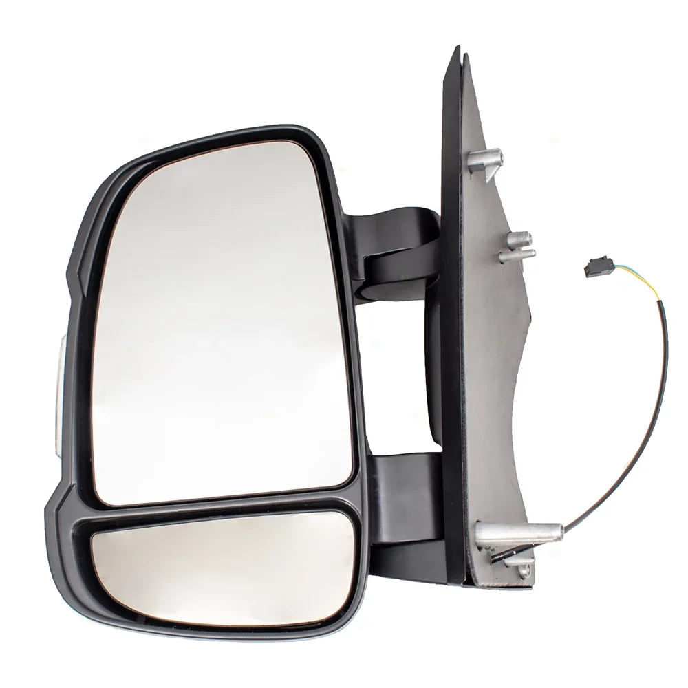 Replacement Driver Manual Side View Mirror w/ Signal Non-Heated Non-Extending suitable with 2014-2019 Promaster Van