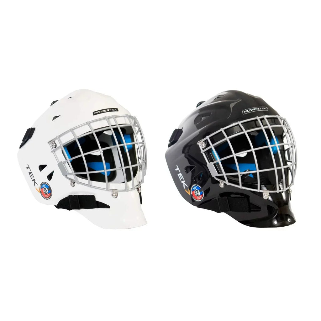 PowerTek V3.0 TEK Ice Hockey Goalie Helmet with Cage Mask, CSA Approved - Senior