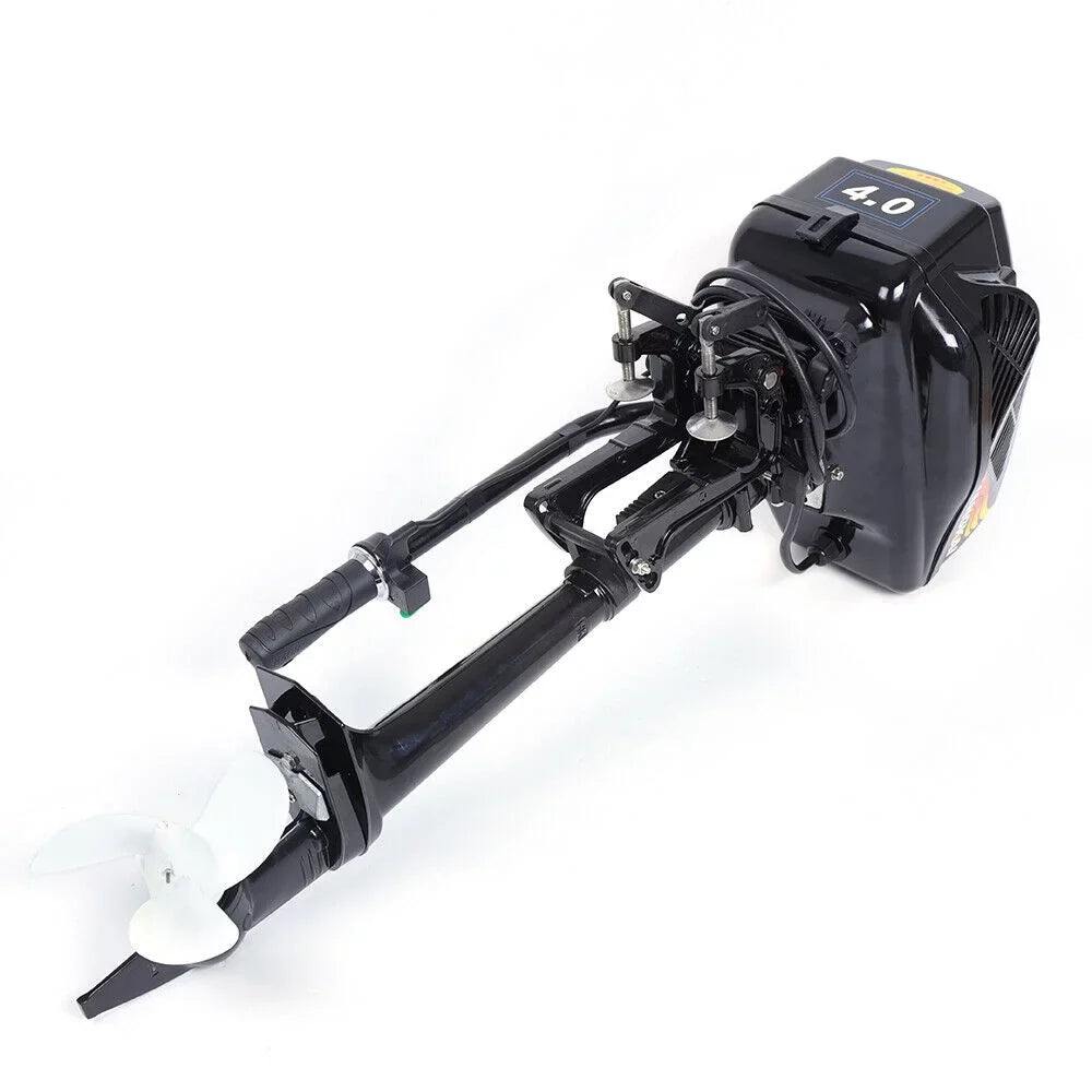 Miumaeov Outboard Motor Electric vessel Engine 4HP 48V 1000W Heavy Duty Outboard Fishing vessel Motor Engine Outboard CDI Mount Electric Outboard Motor for Inflatable Boats Fishing Boats