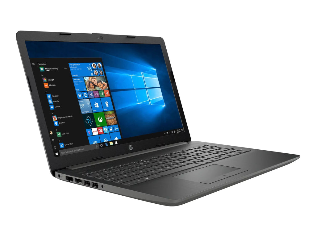 Laptop 15-db0007ca - AMD Ryzen 3 2200U / 2.5 GHz - Win 10 Home 64-bit - Radeon Vega 3 - 8 GB RAM - 1 TB HDD - 15.6" touchscreen 1366 x 768 (HD) - Wi-Fi 5 - ash silver keyboard frame, smoke gray (shield and base), maglia pattern with vertical brushi