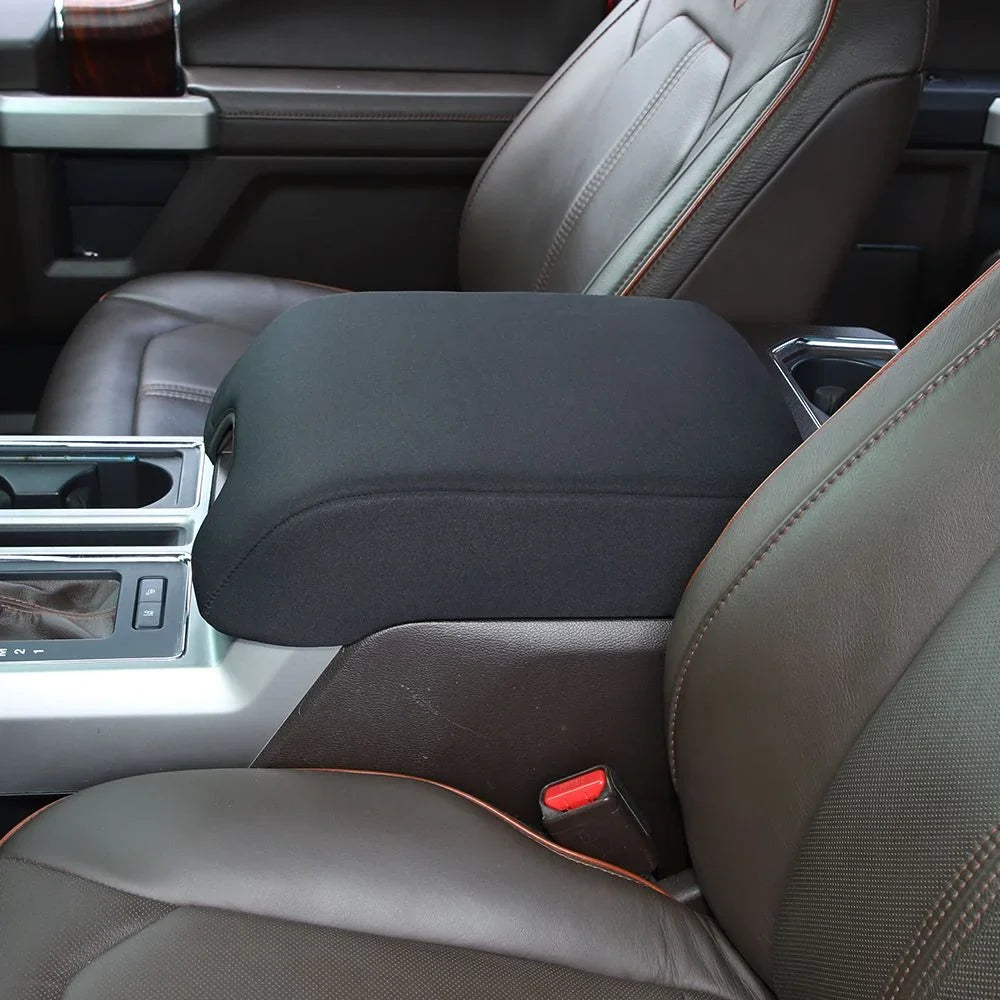 Teledu Center Console Armrest Box protector Soft Pad F150 + Black Accessories
