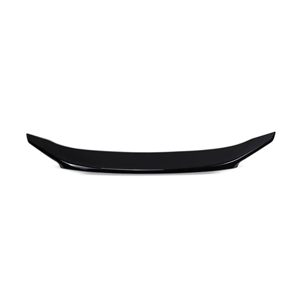 Xotic Tech 4DR JDM Style Glossy Black Rear Trunk Lip Wing Spoiler appropriate with Honda Civic 2016-2021 10th Gen