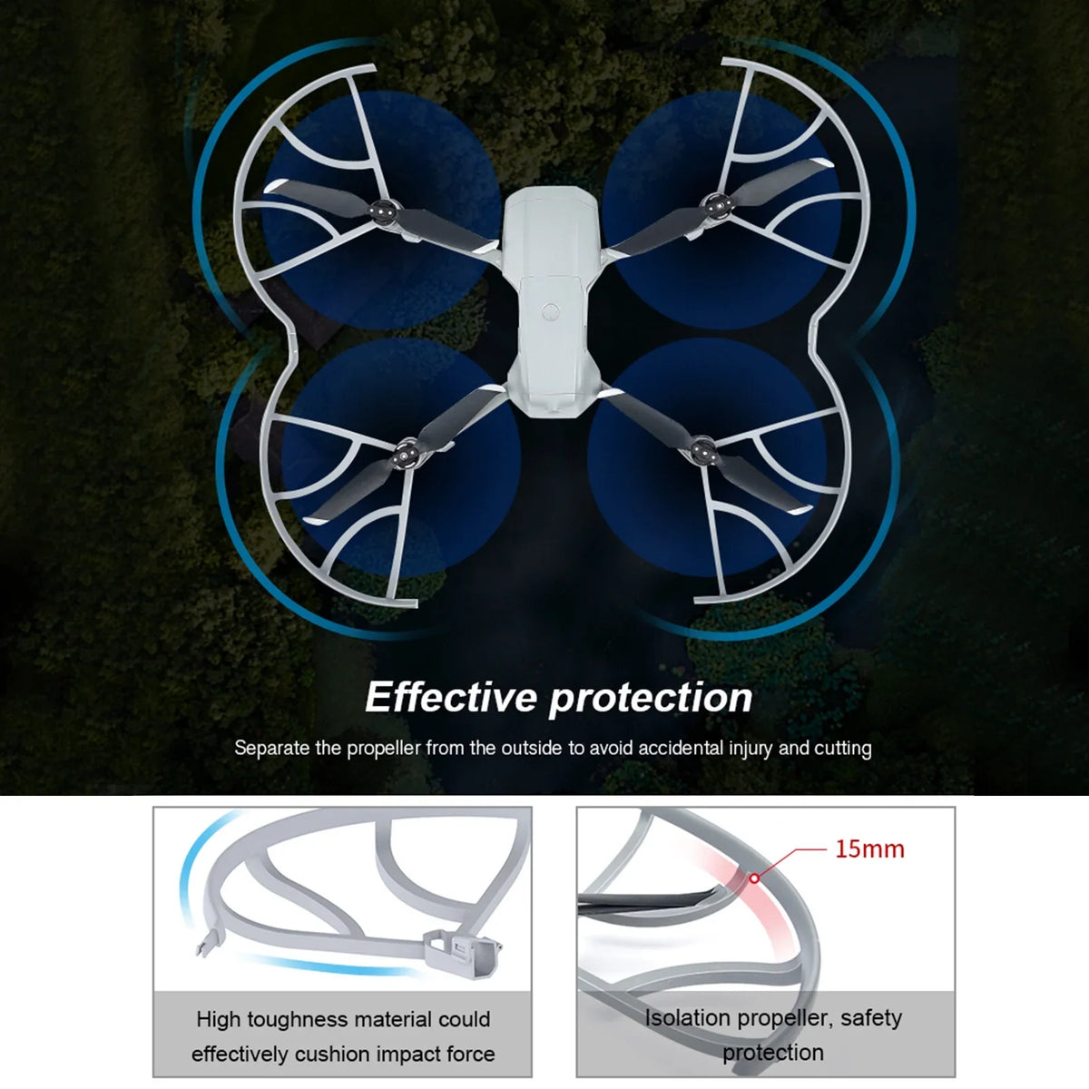 matching with DJI AIR 2S/Mavic Air 2 Propeller Guards Removable Propellers Protector Drone Accessories