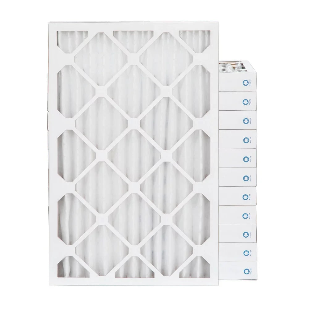 Actual Size: 15-1/2 x 24-1/2 x 1-3/4. Case of 12. 16x25x2 MERV 11, MPR 1000 Pleated AC Furnace 2" Air Filters by Pamlico