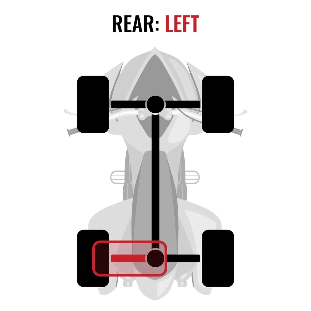 Sixity XT Rear Left Axle appropriate with Can-Am Outlander MAX 1000 2015 - EFI 4X4