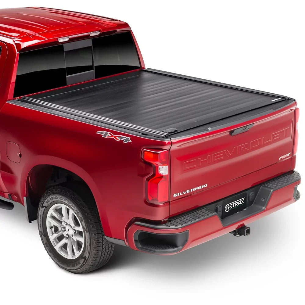 Retrax By Realtruck MX Retractable Truck Bed Tonneau wrap | 80842 | matching With Select 2007-2021  Tundra Regular & Double Cab with Deck Rail System 6' 7" Bed (78.7")