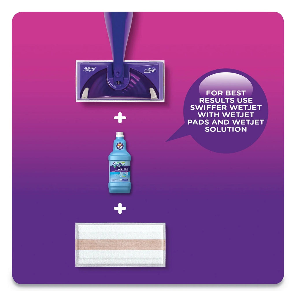 Multi-Purpose Floor Cleaner Refill with Open Window Fresh Scent, 4 Pack. Swiffer WetJet 42 oz