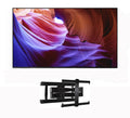 KD43X85K 43" 4K HDR LED with PS5 Features Smart TV with a Sanus Systems VLF728-B2 Full Motion Wall Mount (2022)