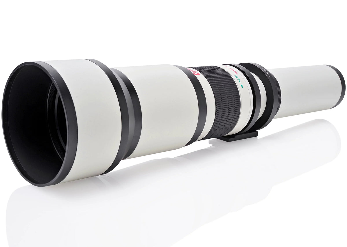Opteka 650-1300mm High Definition Telephoto Lens for  Alpha E-Mount a9, a7r, a7s, a7, a6500, a6300, a6000, a5100, a5000, a3000, NEX-7, NEX-6, NEX-5T, NEX-5N, 5R and 3N Digital Mirrorless Cameras