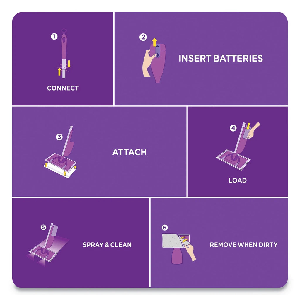 Multi-Purpose Floor Cleaner Refill with Open Window Fresh Scent, 4 Pack. Swiffer WetJet 42 oz