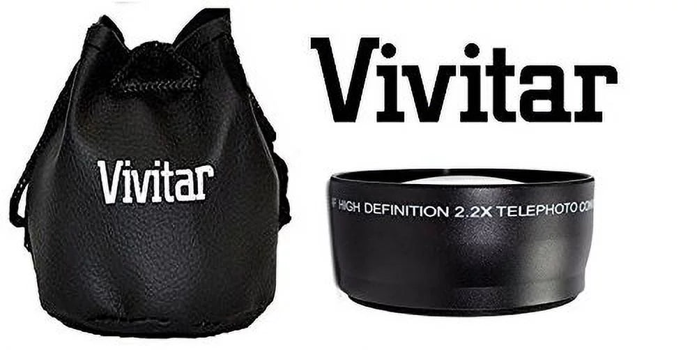 2Pc Lens Kit Hi-Definition Telephoto & Wide Angle Lens Set For  D5300 D3300 (52mm appropriate)