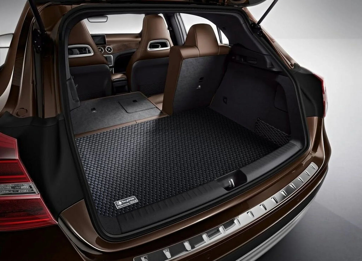 ToughPRO - Cargo Mat matching with  RAV-4 - All elements Heavy Duty (Made in USA) - Black Rubber - 2014