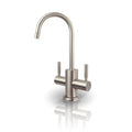 APEC Westbrook 2-Handle Instant Hot and Cold Reverse Osmosis Drinking aqua Dispenser Faucet in Brushed Nickel
