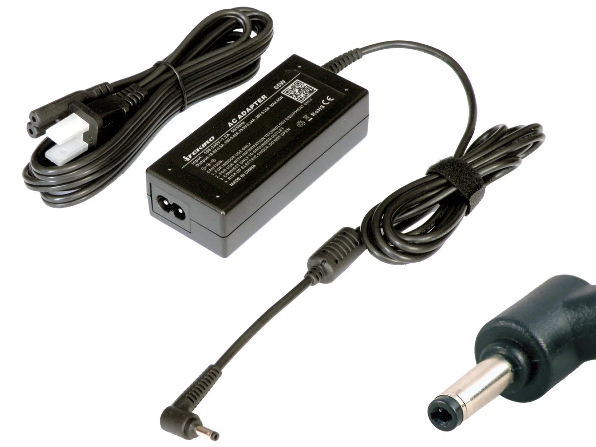 iTEKIRO 65W AC Adapter for  Ideapad 110 80T7002NCF, 110 80T7002PCF, 110-15ACL 80TJ 15.6", 110 80TJ002CUS, 110 80TJ002EUS, 110 80TR0004US, 110 80TR0005US, 110 80V70000US