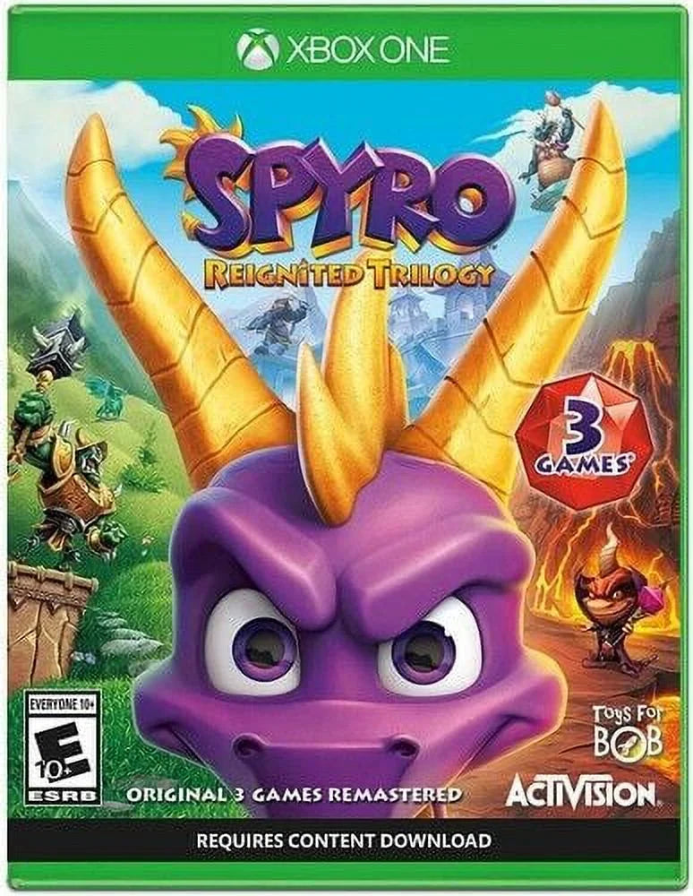 Spyro Reignited Trilogy for Xbox One [New Video Game] Xbox One