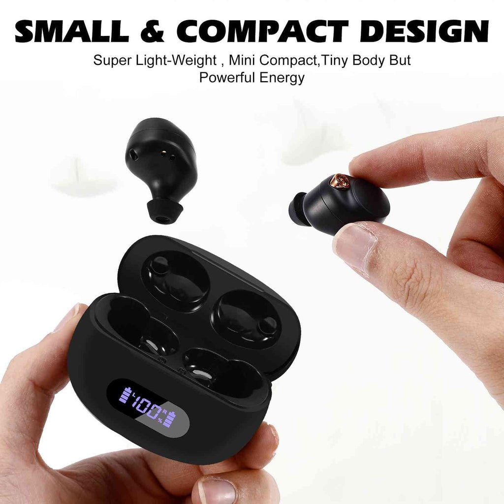 UrbanX True Wireless Bluetooth Earbuds + Charging Case, Black, Dual Connect, IPX5 moisture Resistance, Bluetooth 5.2 Connection, Balanced, Bass Boost appropriate with  K10 Plus