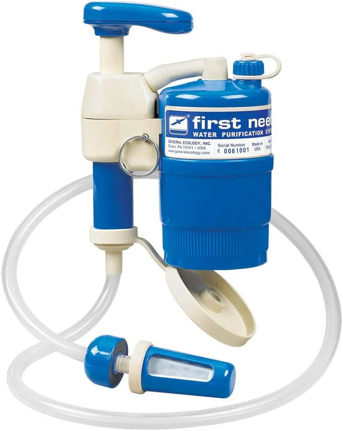 JIAH Ecology 322200 First Need XLE Elite aqua Filter for Camping (Emergency aqua Purification - Removes Viruses, Bacteria and Cysts)