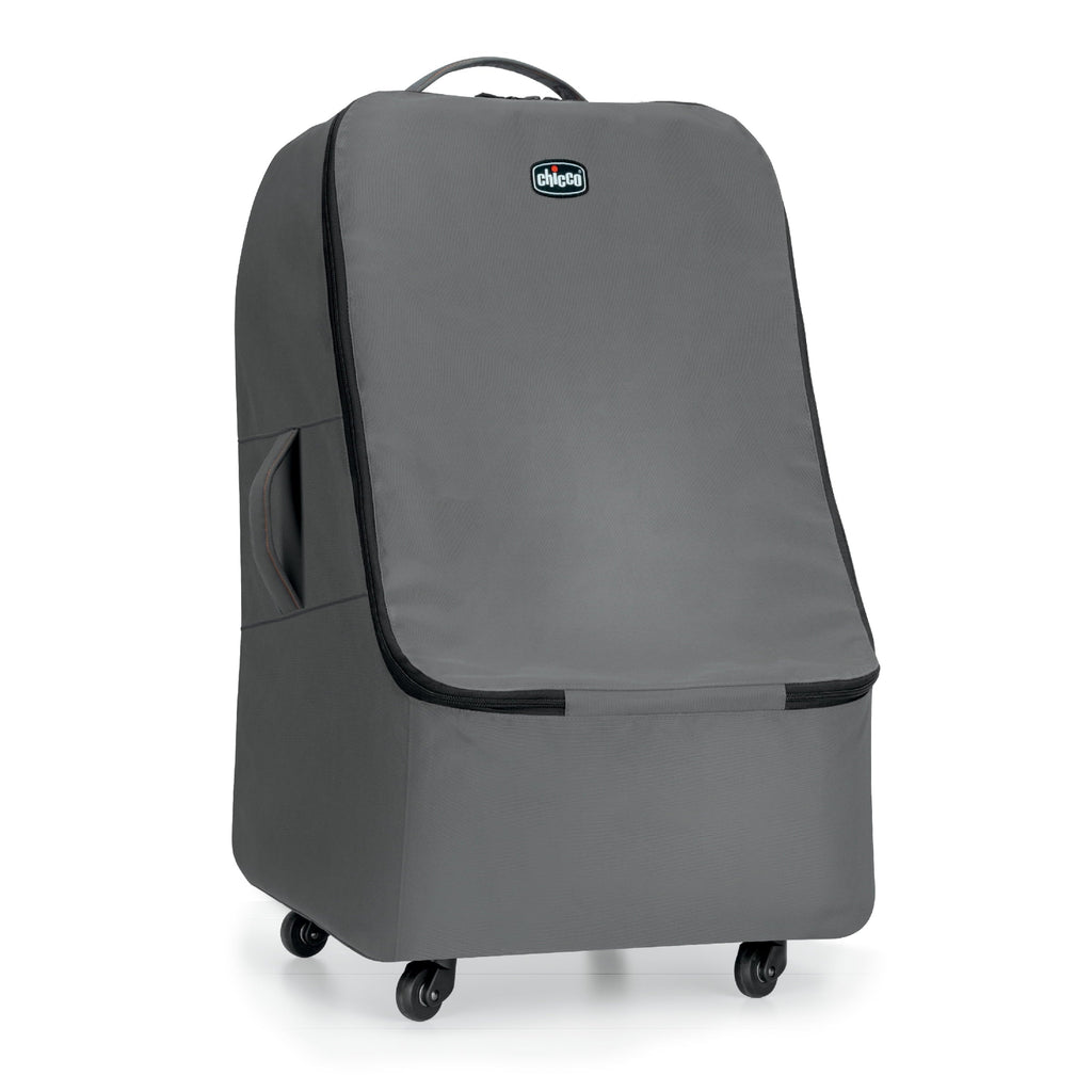 Chicco Car Seat Travel Bag with Spinner Wheels and Backpack Straps - Anthracite (Grey)