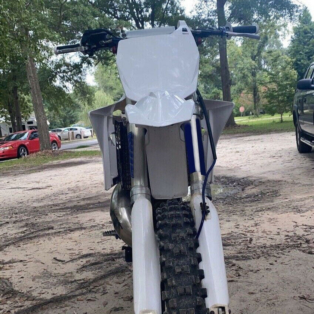 Kojem Restyle Plastic Complete Kit for 2002-2014 Yamaha YZ125 YZ250 White