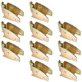 US Cargo Control Wood End Socket For E Track, Create Inexpensive Shoring Beams and Load Bars For Your Enclosed Van, Truck, Or Trailer, Use With Series E Track, 10 Pack